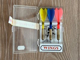 Antike Dartpfeile Wings Stahlspitze