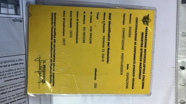 Altro: Vendo Yamaha TZ 350 – Usato da Arcegno venduto da Pulce99 4