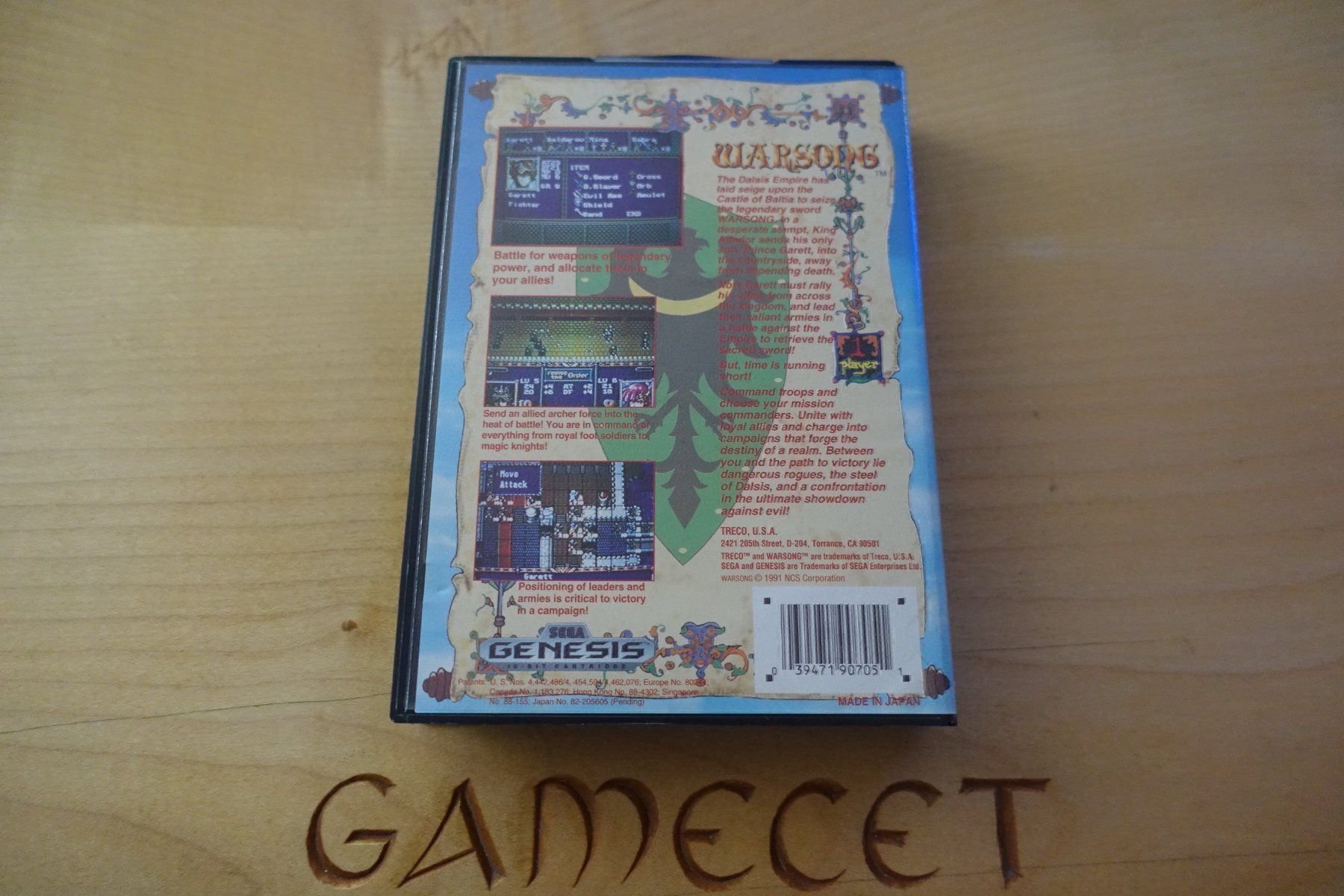 Sega Giochi: Warsong - Genesis – Usato da Steinach venduto da Gamecet 2