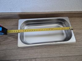Bac Gastronorme inox, dim. 32.5 x 17.6 cm