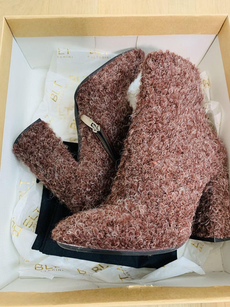 Scarpe da donna: Boots size 37 brown fabric with zipper new – Nuovo (secondo la descrizione) da Kilchberg ZH venduto da RebeccaPhilipp