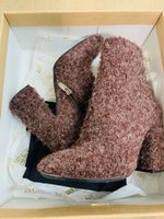 Boots size 37 brown fabric with zipper new
