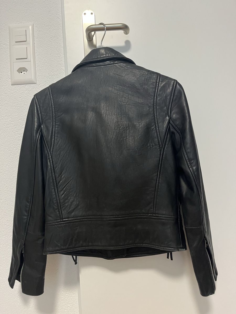 Mango Giacche: Echtlederjacke Biker schwarz Mango XS – Nuovo (secondo la descrizione) da Birrwil venduto da vanyboo 4