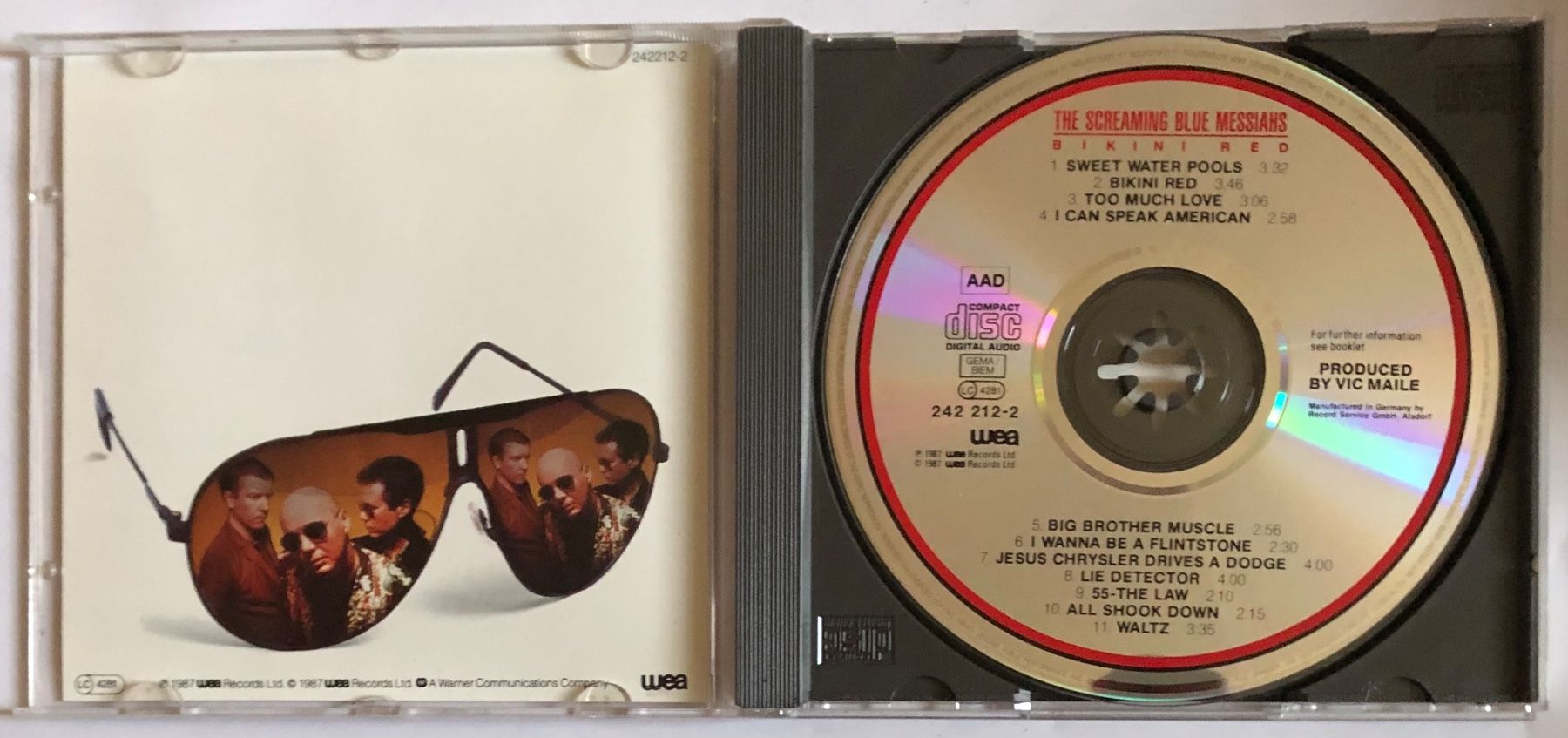 CD: THE SCREAMING BLUE MESSIAHS - BIKINI RED – Usato da Poliez-Pittet venduto da Newtown-Records 2