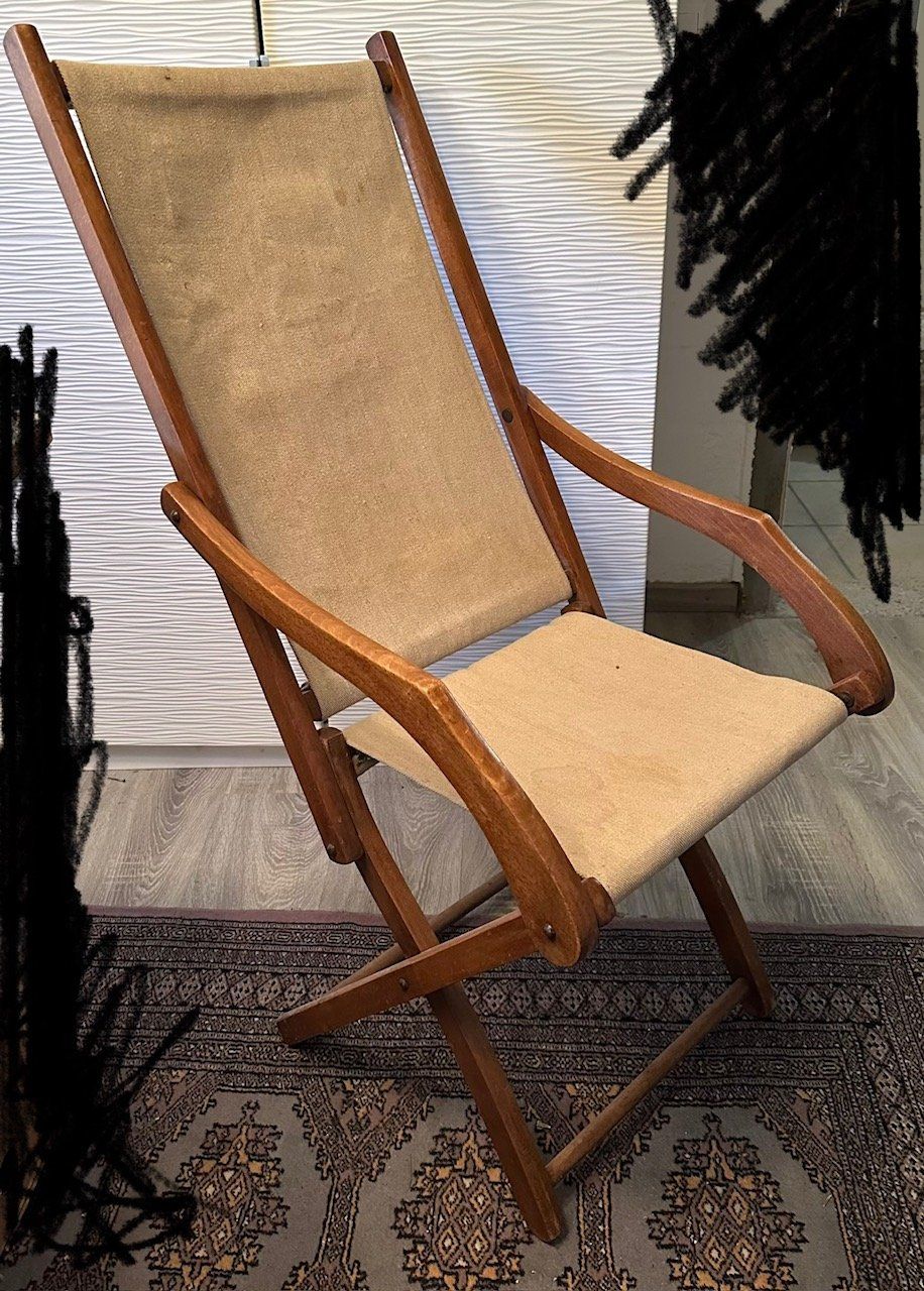 Chaises: Retro Holzklappstuhl – D'occasion à Bürglen UR par Amdeko 2