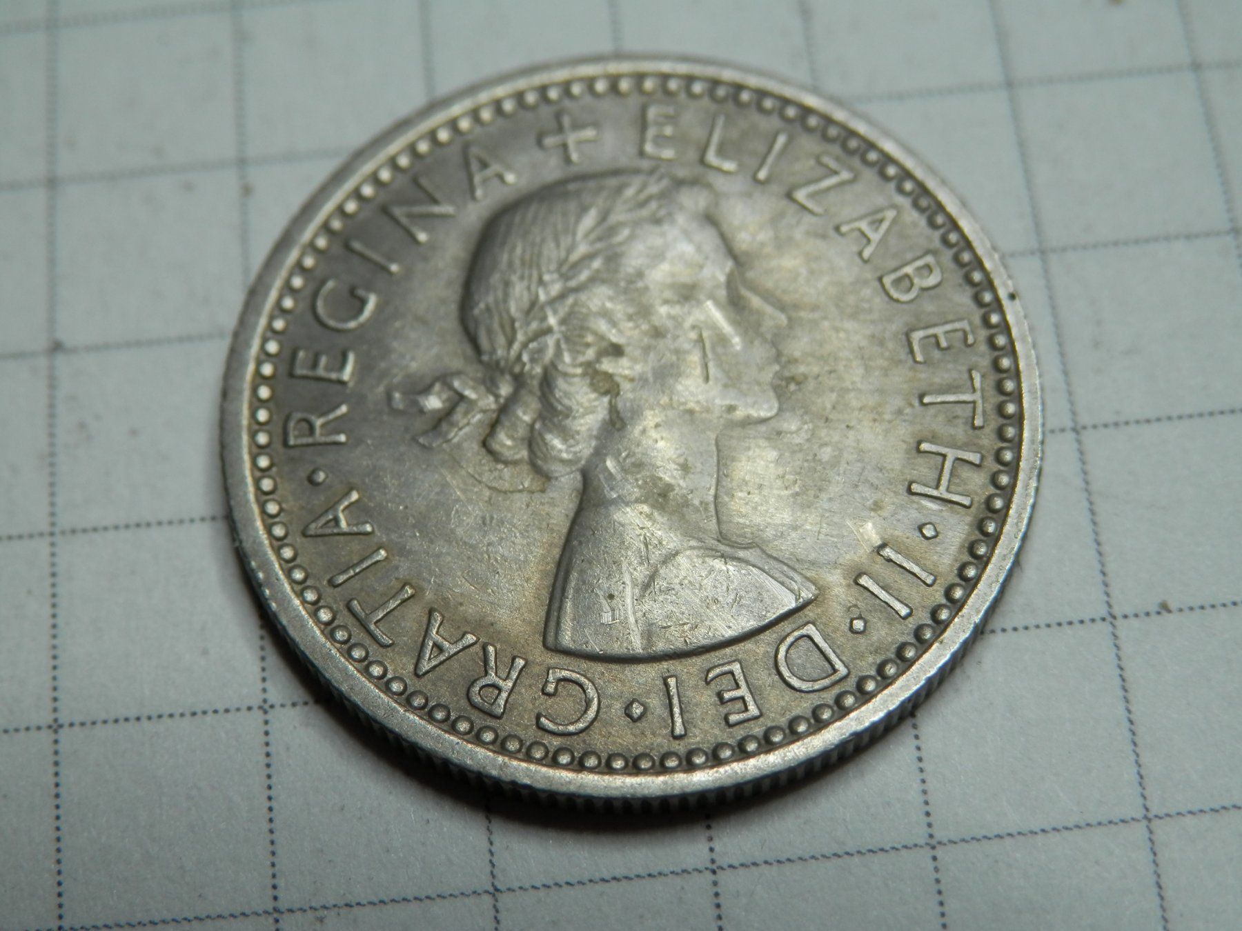 Alle Münzen: Großbritannien 6 Pence, 1957 – Gebraucht aus Weiach von weiach81