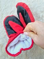 HANDSCHUHE WINTER ROT SCHWARZ GEFÜTTERT AUSTRIA MADE 7 M