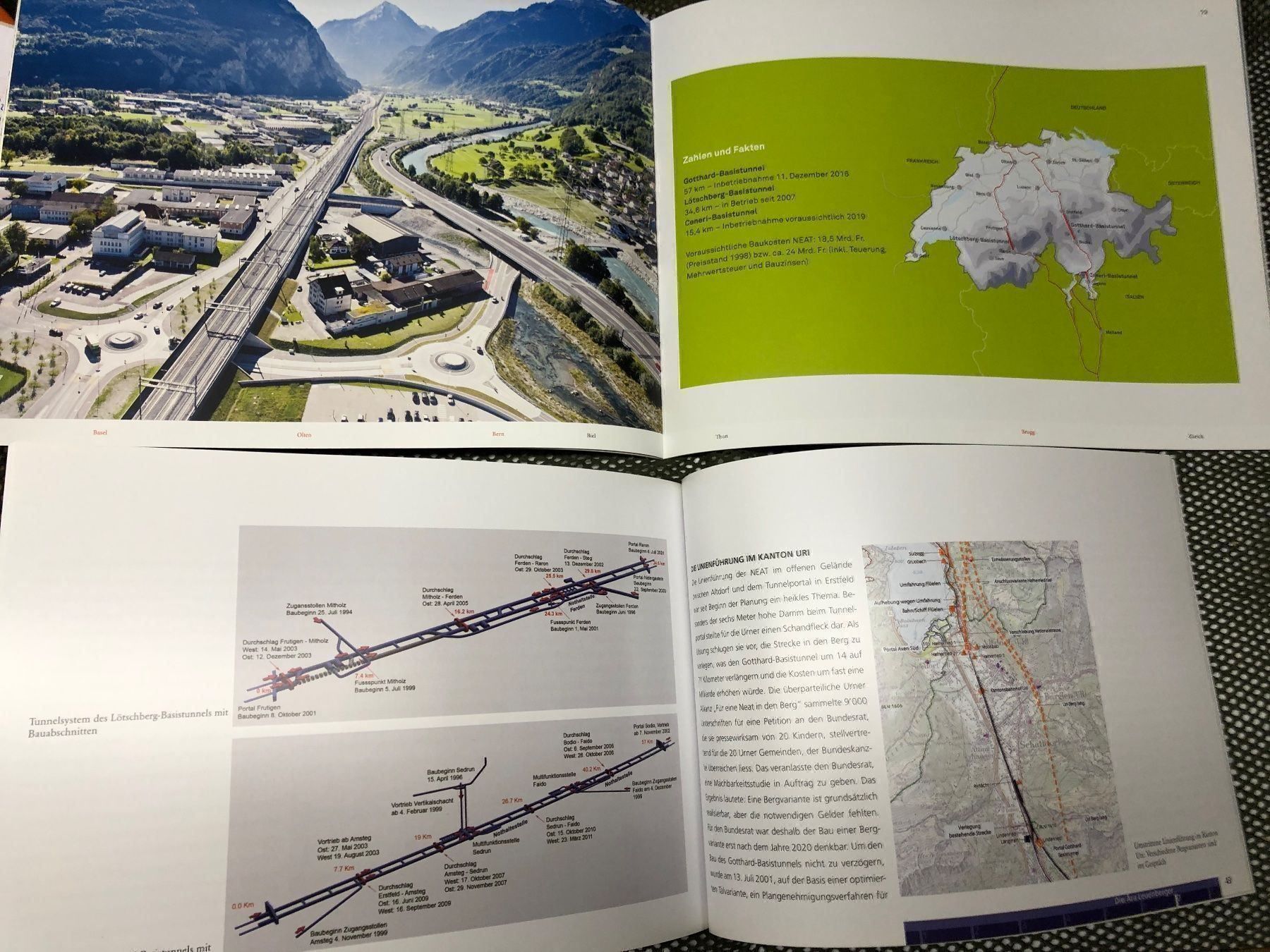 Riviste & Magazine: Alptransit Bahn SBB Gotthard Basistunnel Schweizer Bahn – Usato da Madiswil venduto da TEMISO 1