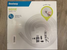 Poolschlauch Bestway 3m transparent