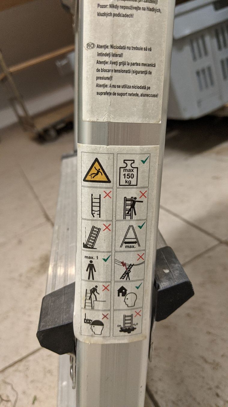 Scale: Bockleiter Alu, 4 Stufen max 150kg – Usato da Rüti ZH venduto da kunstreich_8630 3