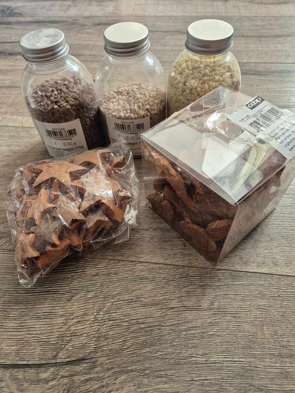 Kit bricolage: Deko-Set Holz und Streusteine – Usato da Dulliken venduto da sa_st