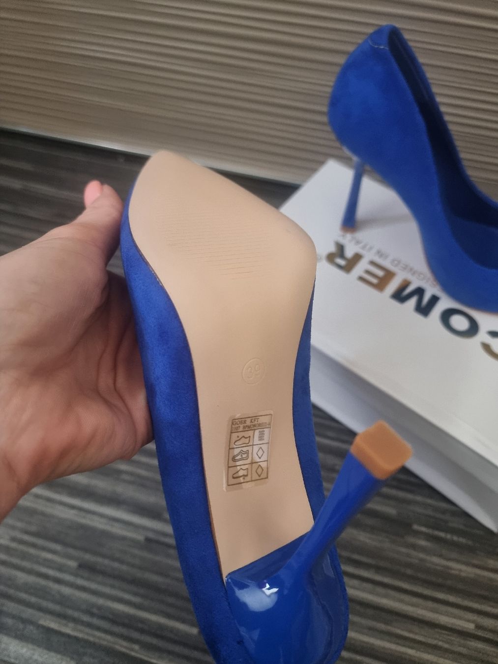 Damenschuhe: Neue, blaue Wildleder Pumps Grösse 39! – Neu und originalverpackt aus Goldingen von ale_vjt8 4