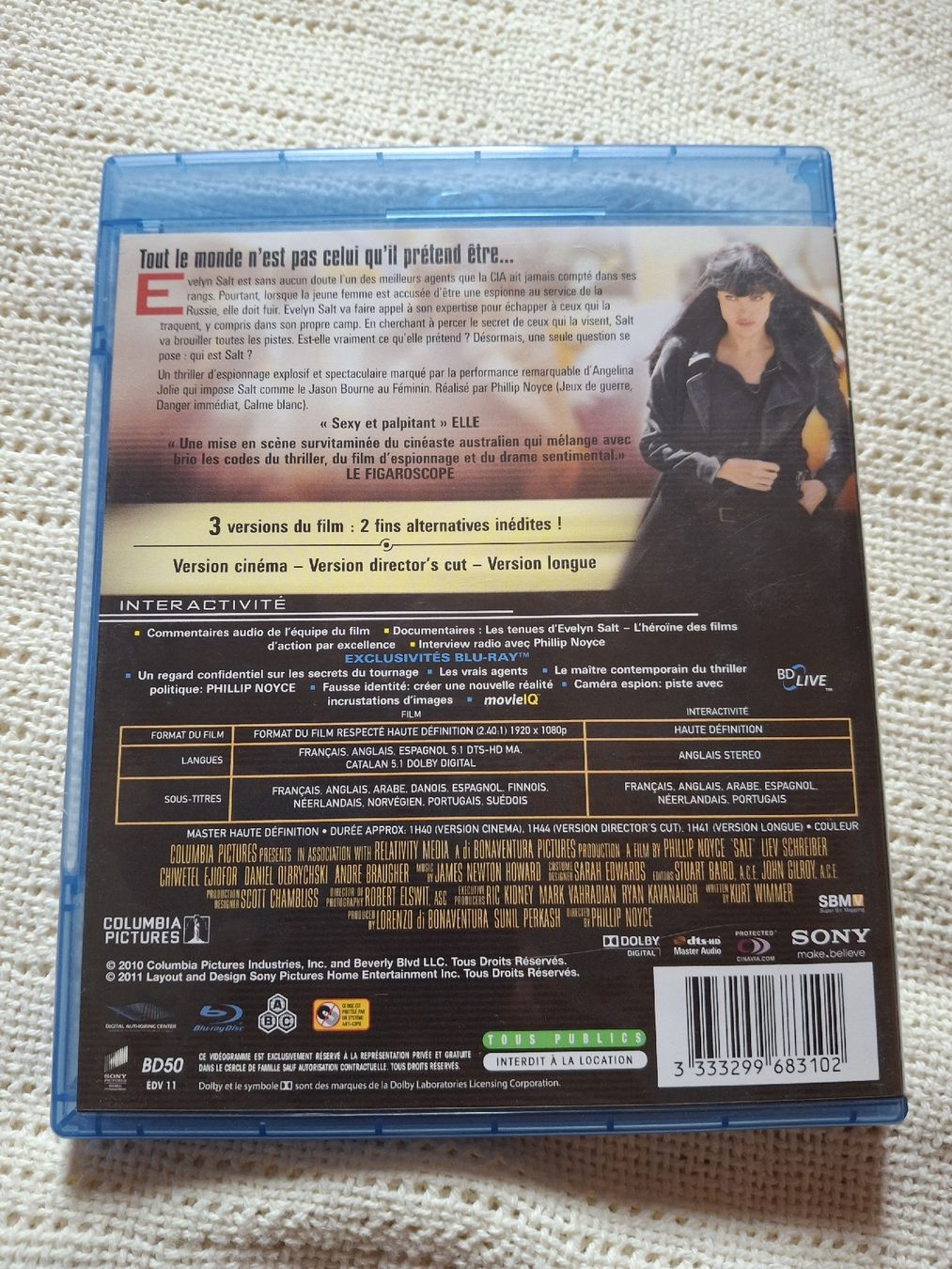 Tutti i DVDs: Dvd Blu Ray Édition Deluxe Salt – Usato da Villiers venduto da san_jn5w 2