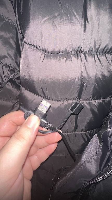 Vestes: schwarze beheizbare Steppjacke – D'occasion à Felben-Wellhausen par ale_y7hx 3