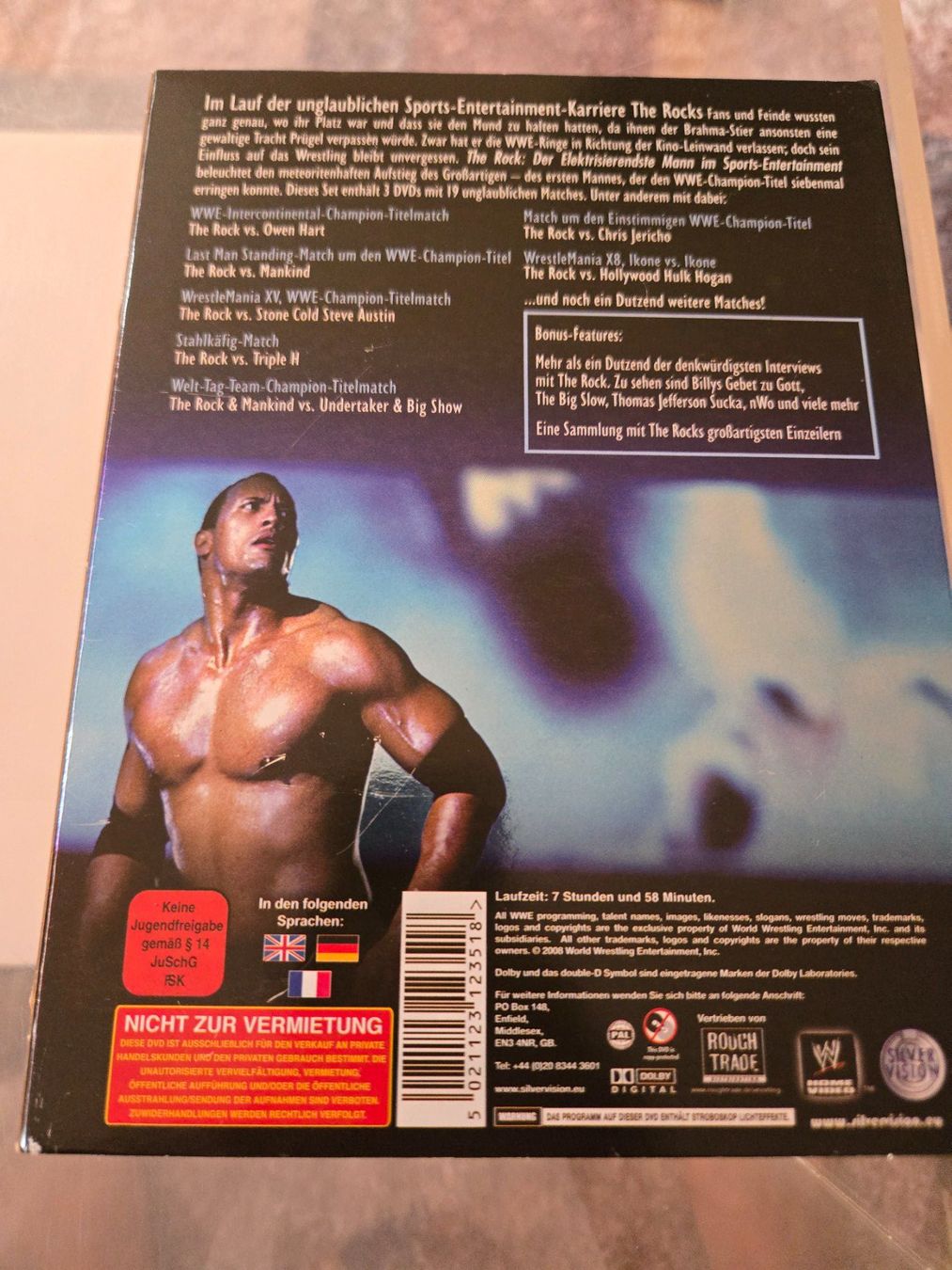 Tutti i DVDs: WWE: The Rock 3 DVD Set – Usato da Bussigny venduto da Kfdlt 1