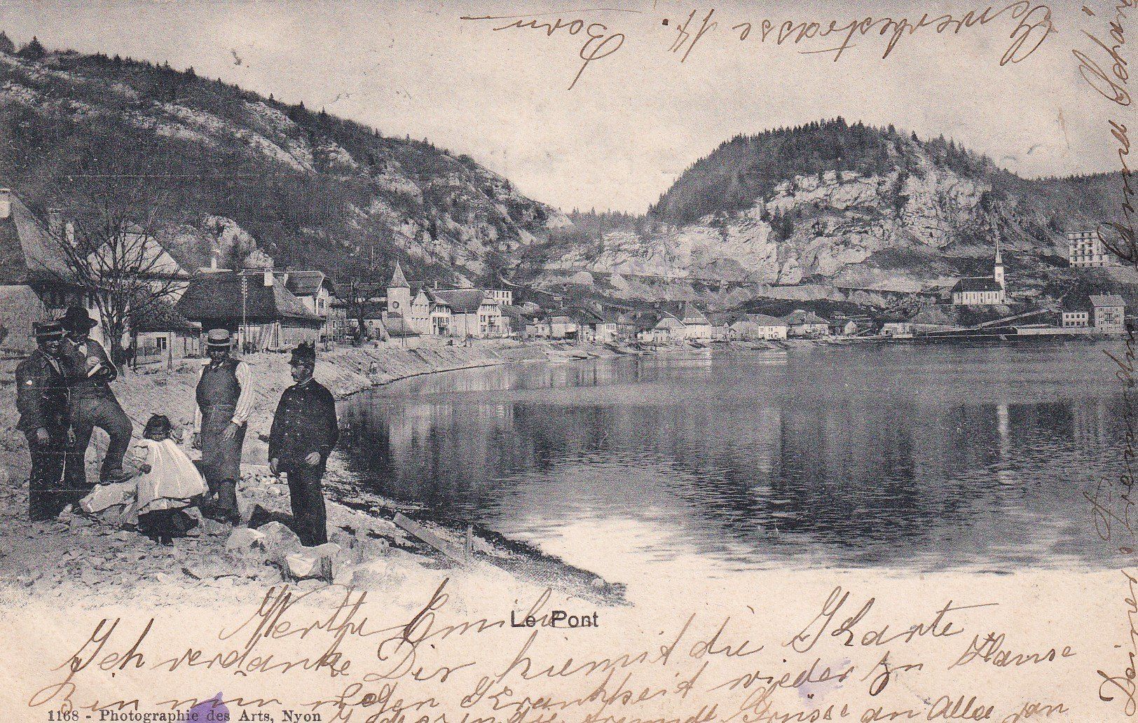 Ansichtskarten: Le Pont  1901 – Gebraucht aus Cormoret von Pascalll2001