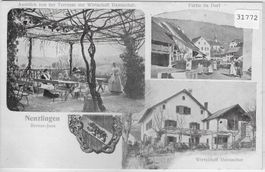 Nenzlingen - Berner Jura, Partie im Dorf