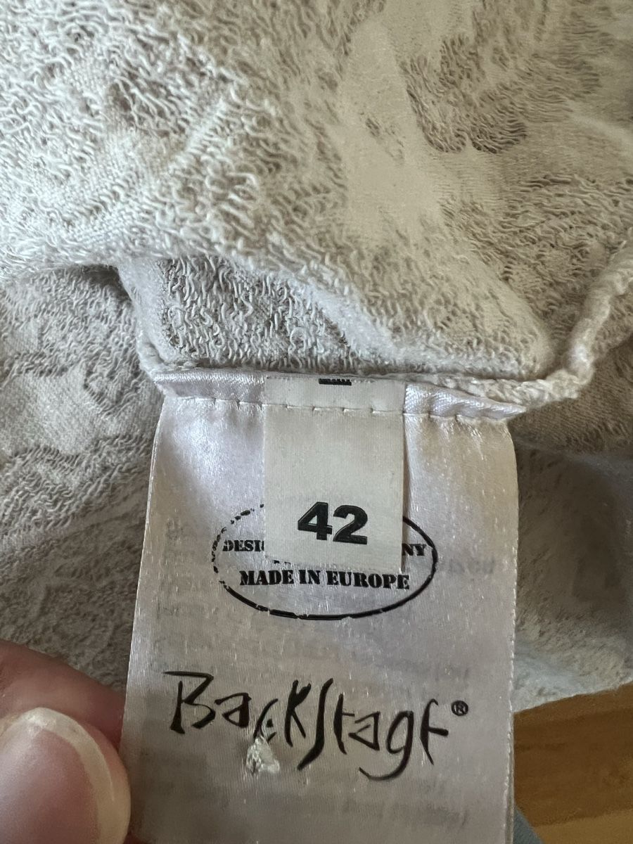 Tuniken: Backstage Tunika, Gr. 38 / 40 M / L beige – Gebraucht aus Langenthal von Alperose_5 7