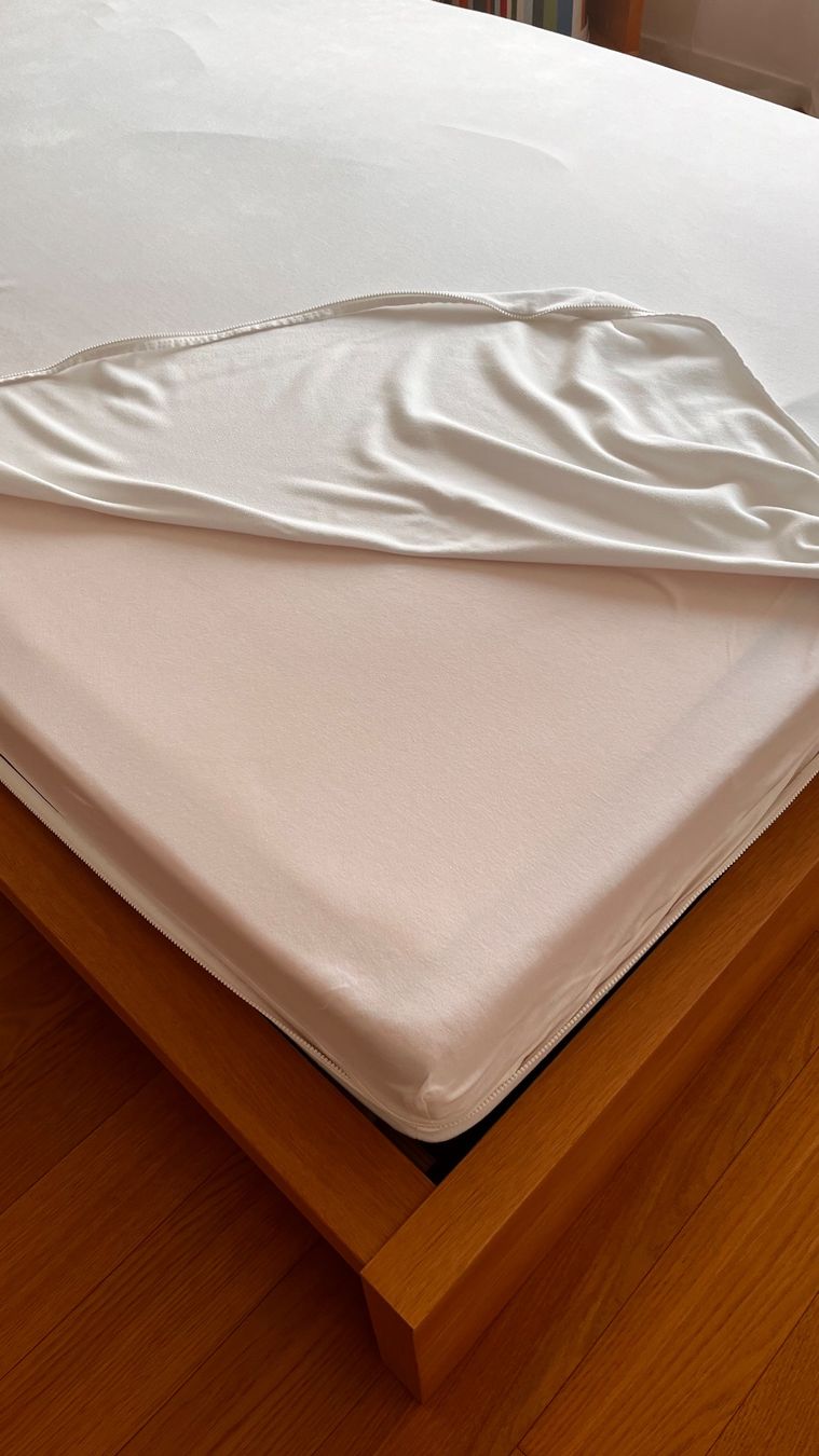 Ikea Betten: Malm Ikea Bett Eiche mit Elsa Matratze – Gebraucht aus Holziken von Bibli05 5
