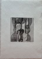 Hans-Peter von Ah, Orig. Radierung, Abstrakt, Nachlass
