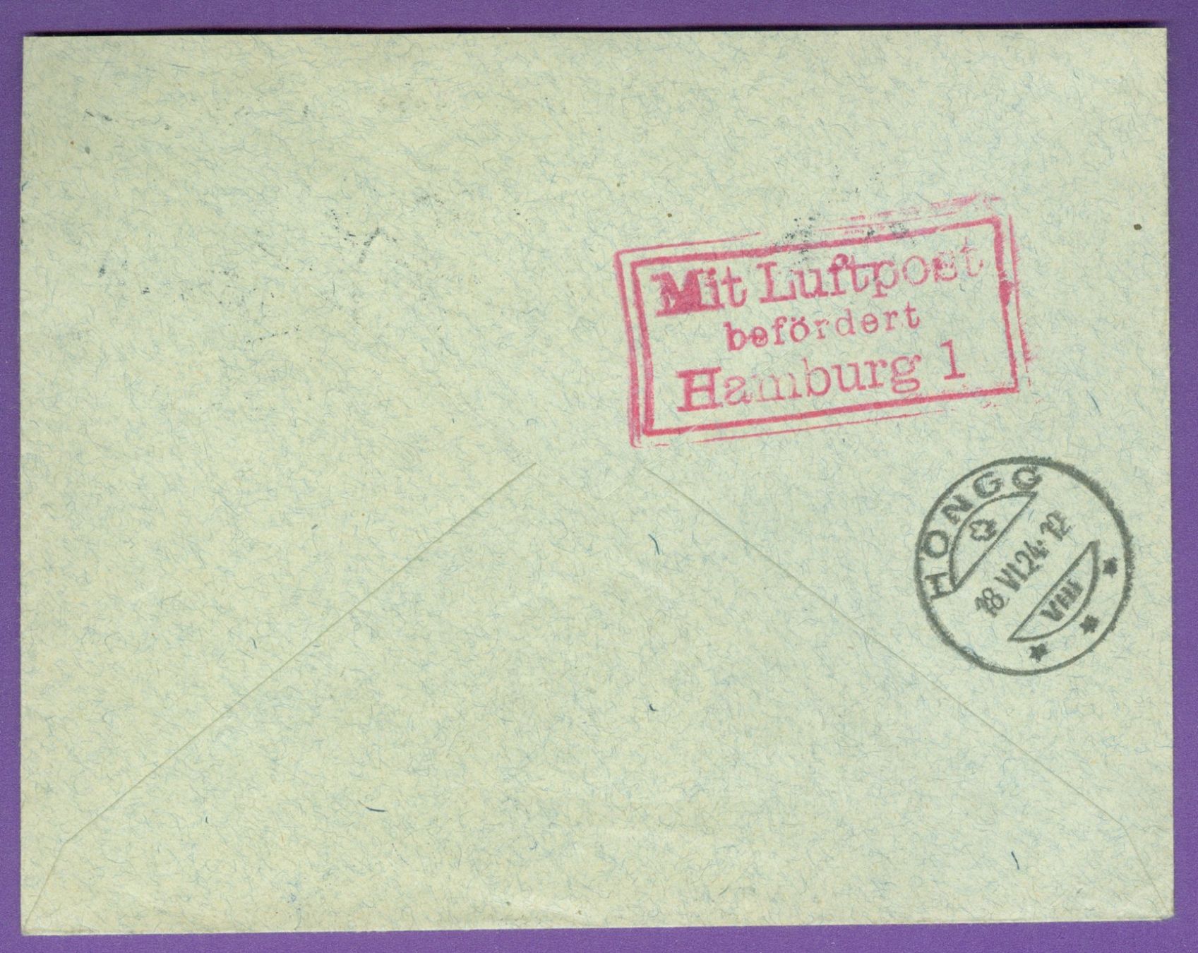 Alle Briefmarken: 1924 Dänemark Flugpost FF – Gebraucht aus Zürich von yago-rot 1