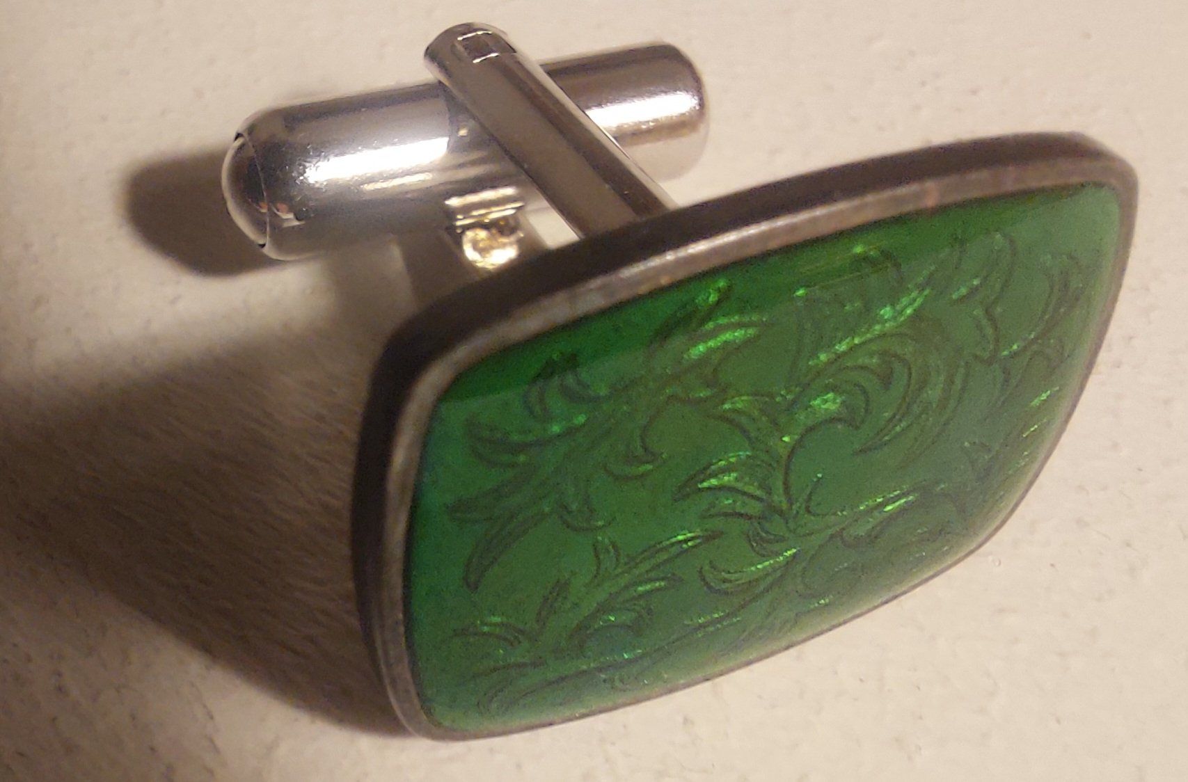 Manschettenknöpfe: Elegante Vintage Manschettenknöpfe, Silber. – Gebraucht aus Fehraltorf von Albino61 1
