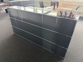 USM Haller Empfang Theke, Sideboard Anthrazit