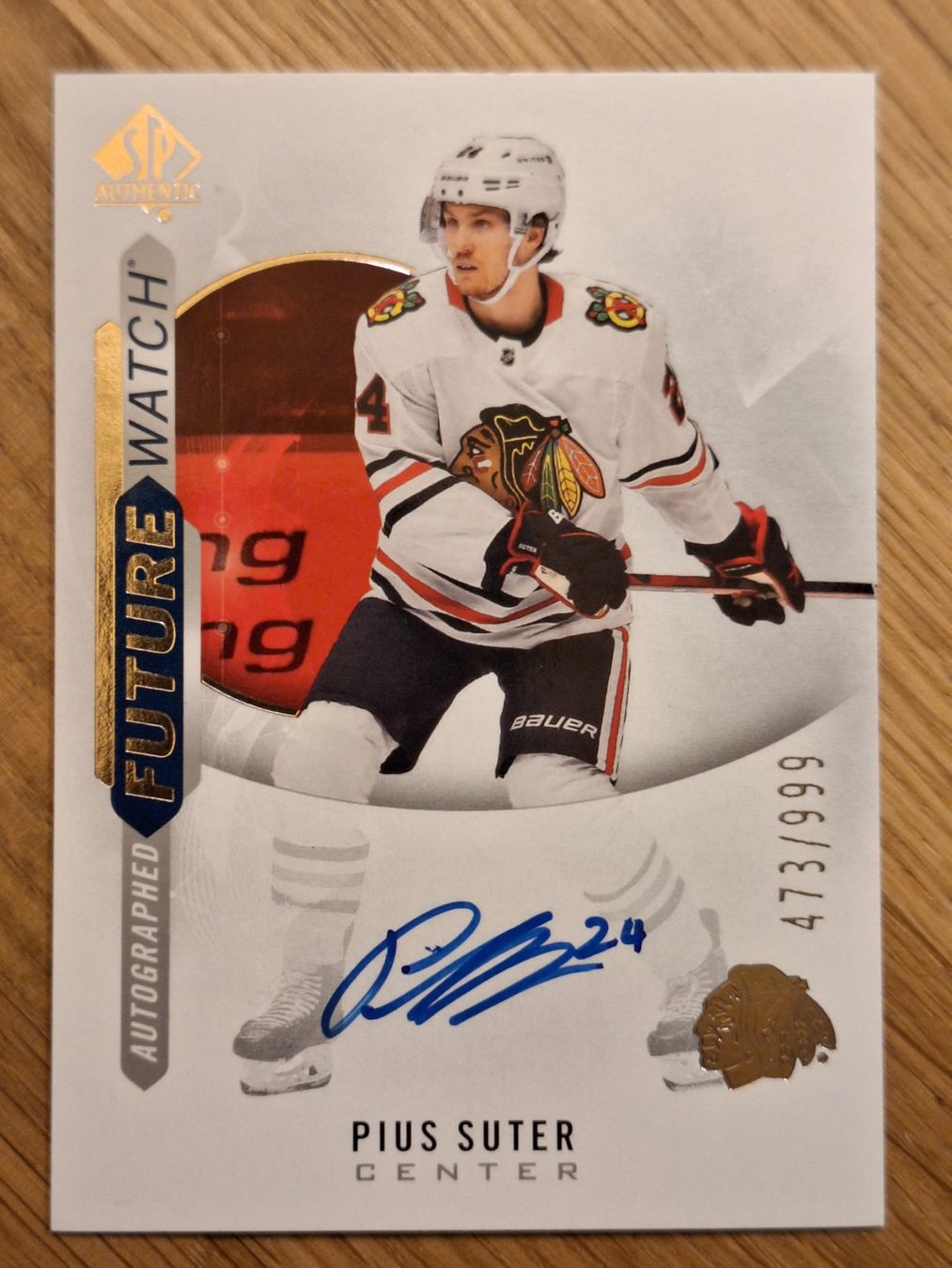 NHL Carte collezionabili: Pius Suter SP Authentic Future Watch Auto /999 Hawks – Nuovo (secondo la descrizione) da Lostallo venduto da Card_master