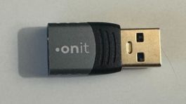 onit USB-A Stecker zu USB-C Buchse - Adapter