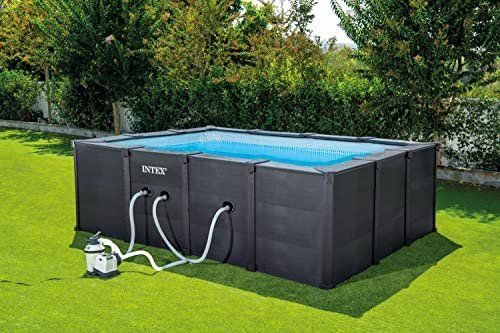 Intex Schwimmbad: INTEX Exotic 400x300x124cm Luxus Graphitpool JETZT 2150 CHF – Neu und originalverpackt aus Wynau von Intexpool24 2