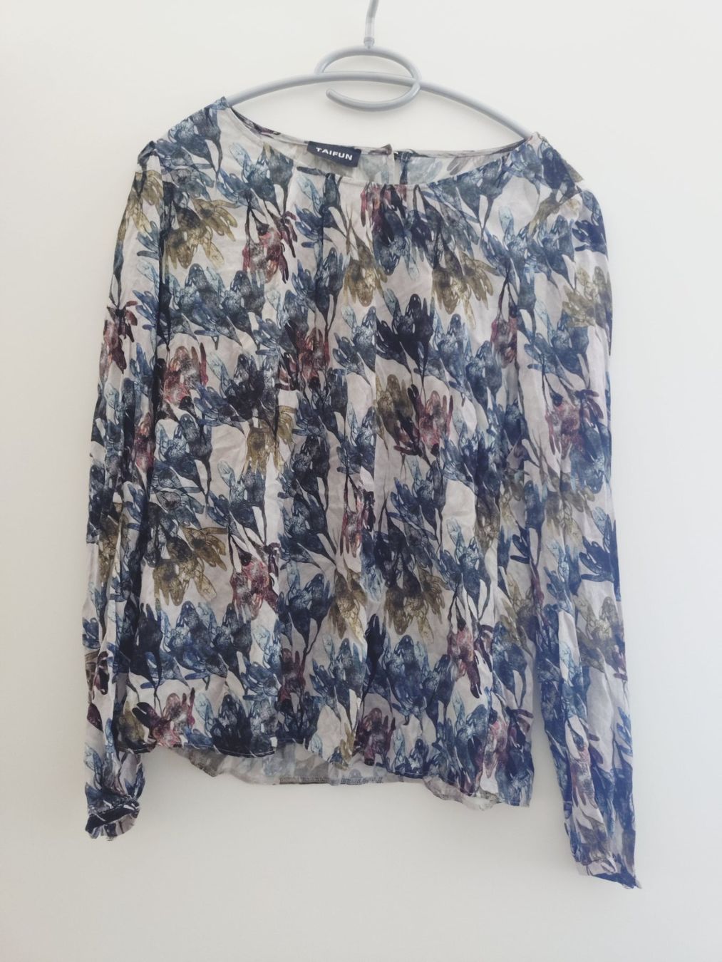 Taifun Camicette: Damenbluse "Taifun" mit Blumenmuster – Usato da Luzern venduto da Pei_lan