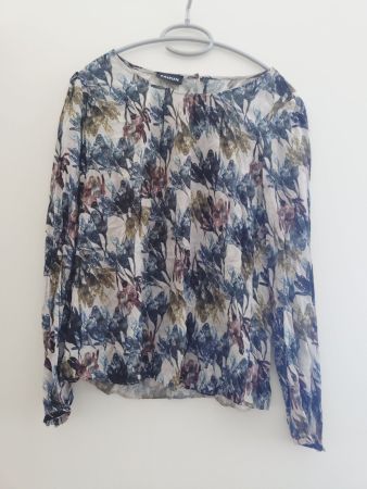 Damenbluse "Taifun" mit Blumenmuster