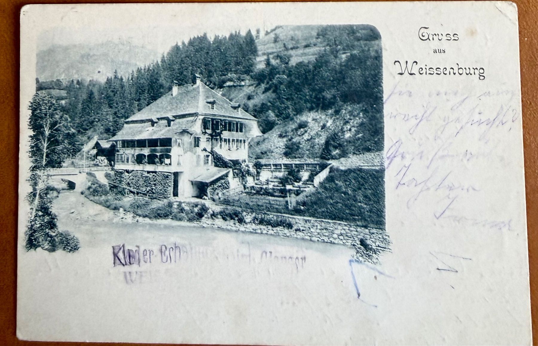Cartoline postali: Gruss aus Weissenburg - 1928 – Usato da Lutry venduto da Ediego