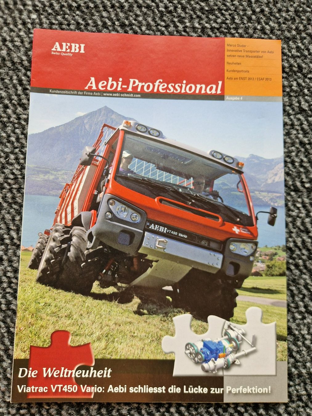 Aebi Trattori: Original Aebi Professional Ausgabe 4 – Usato da Dürnten venduto da Bachtel84