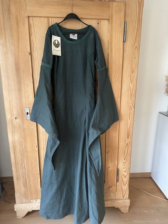 Mytholon Mittelalterkleid - Dunkelgrün - Grösse S-M 