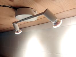 Deckenspot 2er, weiss, wie Neu!