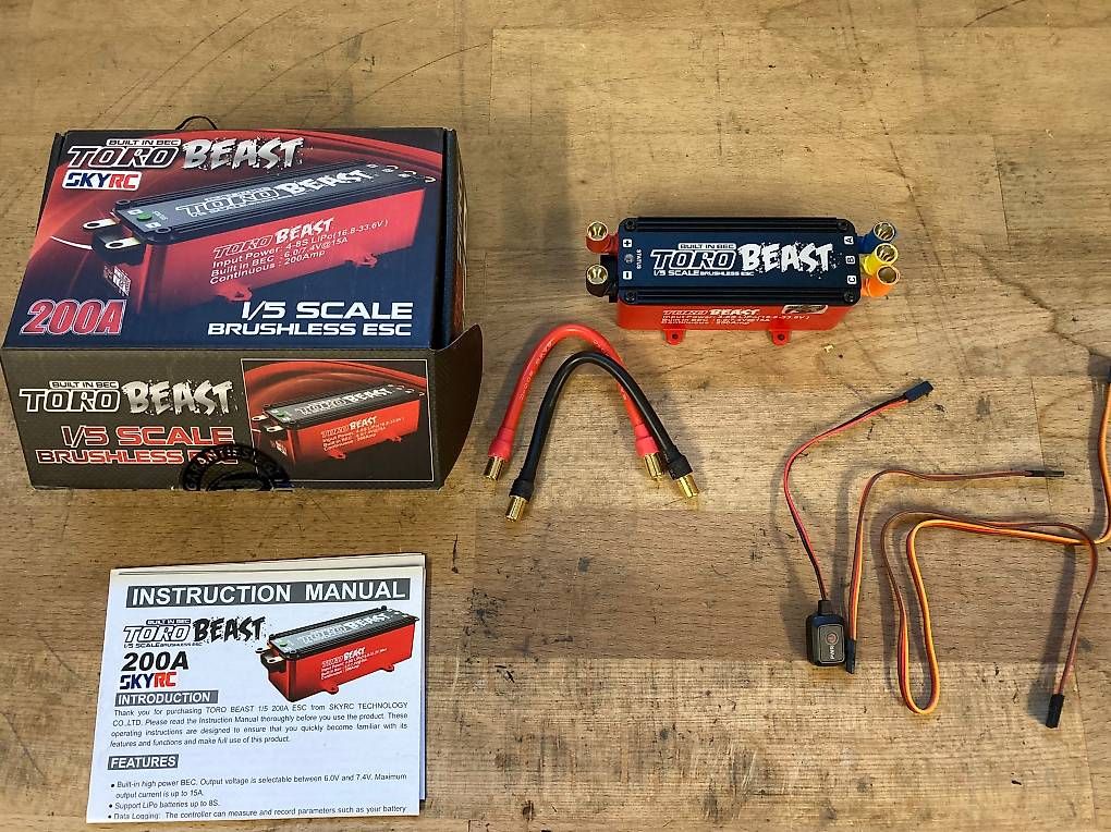 Componenti elettronici: Skyrc Toro Beast 200A Brushless Regler – Nuovo e nell'imballaggio originale da Kirchberg BE venduto da Multimeter_93
