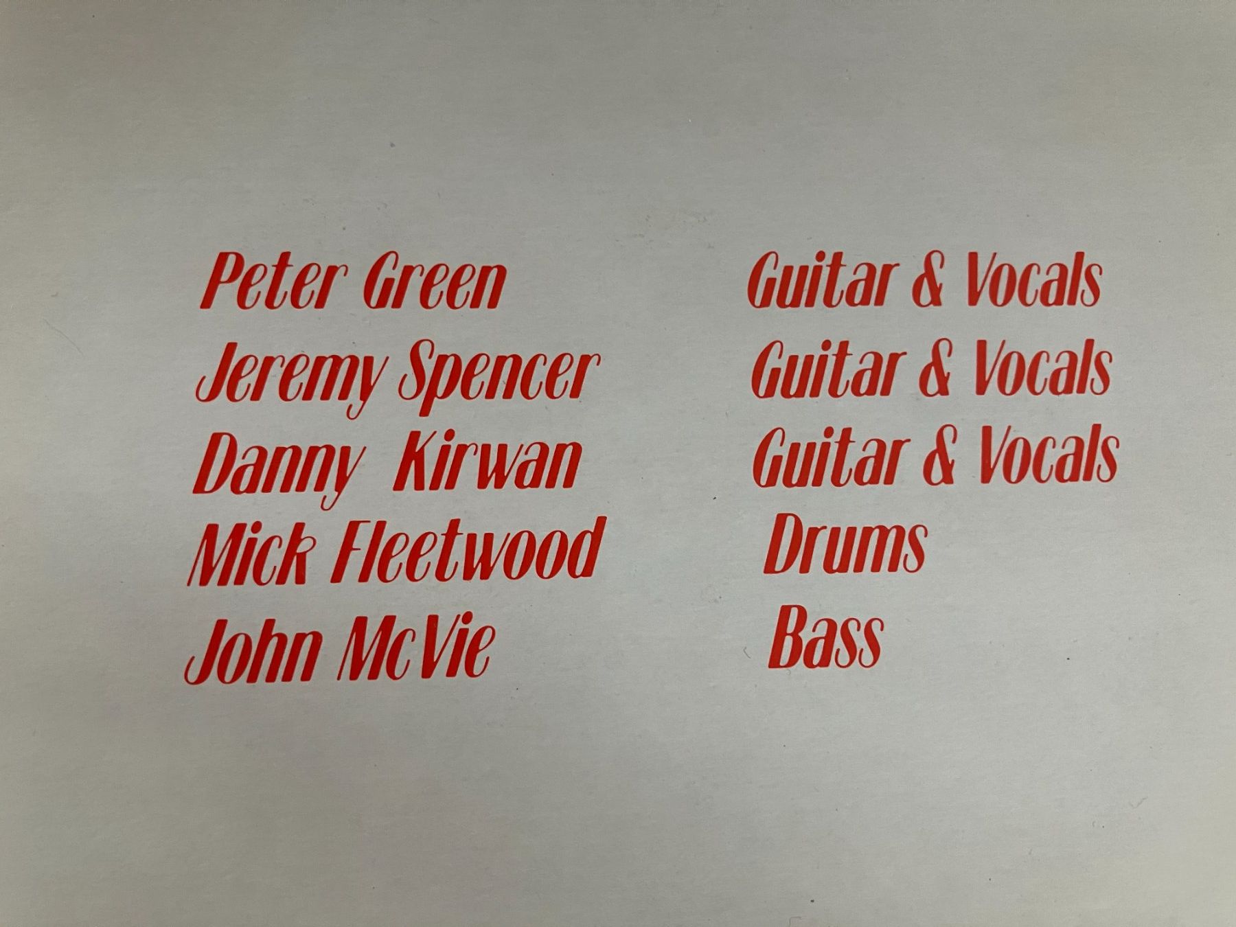 Dischi in vinile: Fleetwood Mac – Usato da Aarwangen venduto da Jukebox3 4