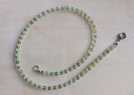 Peridot/Kristall Steinkette
