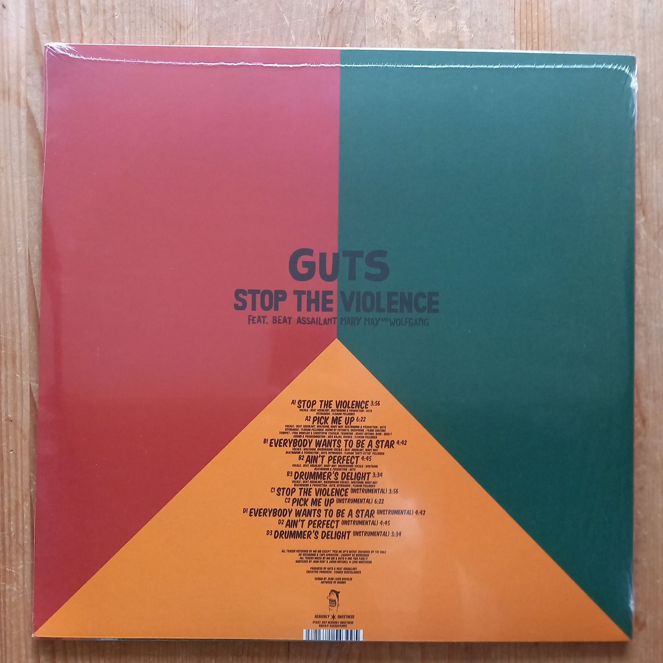 Schallplatten: GUTS– Stop The Violence  2xLP, FR-2017 – Neu und originalverpackt aus münchenstein von karl_heinz_krasser 1