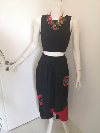 🤩2 STK: BOHO-CHIC YOGA-HOSE SCHWARZ & MUSTER & D&G P.