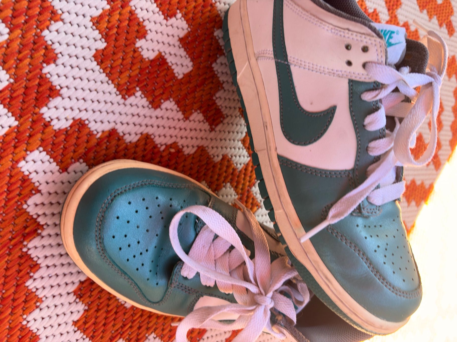 Nike Scarpe da uomo: Nike Dunk Low türkis-weiss, Grösse 39 – Usato da Belp venduto da Federica13 1
