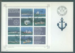 1978, FDC, LEMANEX, E6, Couvert leicht vergilbt