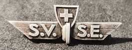 BB619  Alte Brosche S.V.S.E. Schweizer Eisenbahn Sportverein