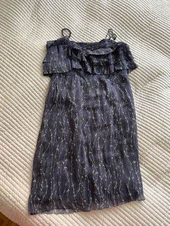 Kleid KOOKAI Grösse 36 blau mit Muster