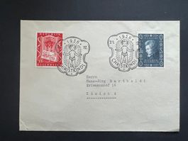 Weihnachts-Brief  Österreich1956 Christkindl Stempel  (V490)