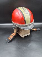 Vintage italienischer Everest rote Motorradhelm Honda Triump