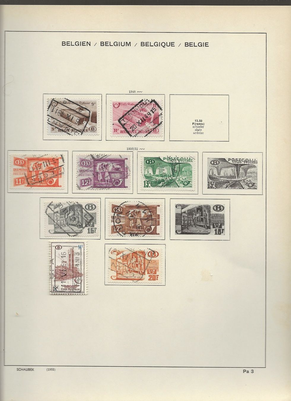 Tous les timbres: Marken Belgien – D'occasion à Au ZH par xelagreb01 5