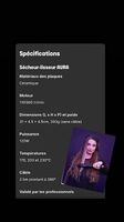 Sécheur lisseur 2 en 1 pour cheveux