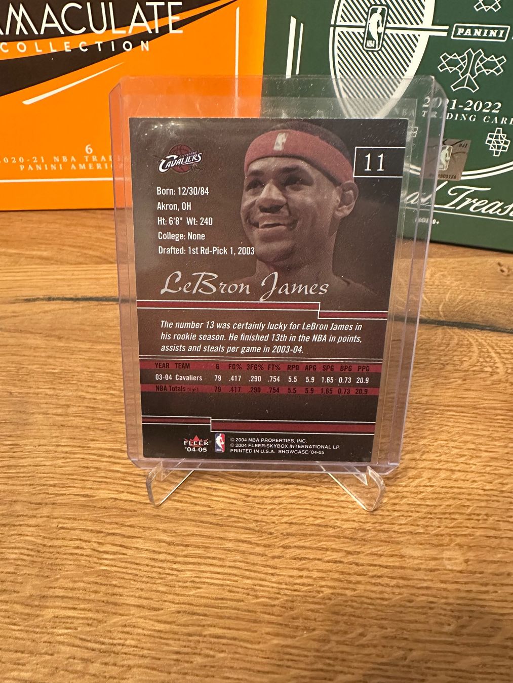Nba Cartes à collectionner: Lebron James Fleer Showcase – D'occasion à Vullierens par Gaara04 1